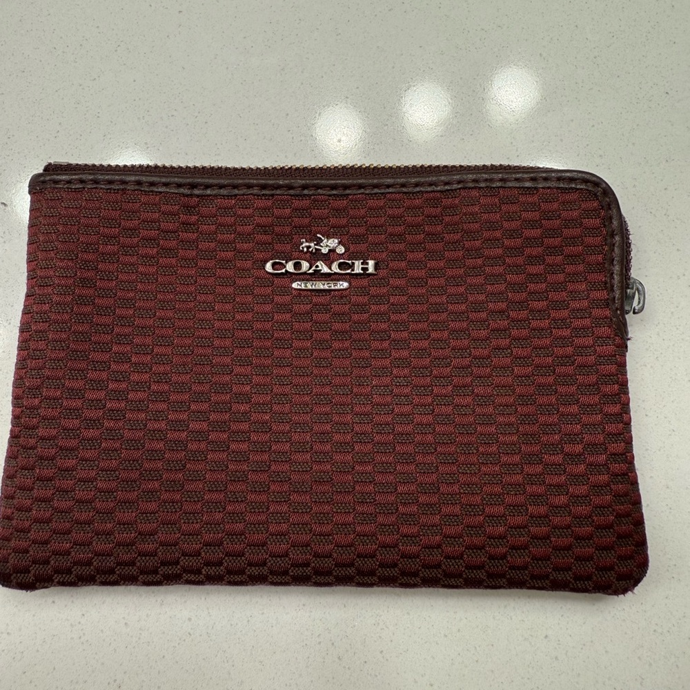 Coach Red Wristlet